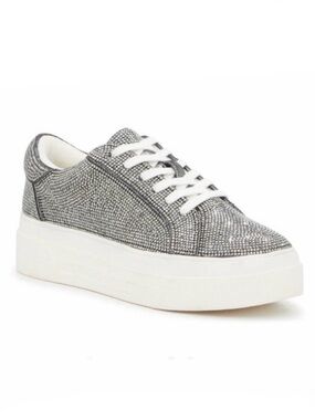 Jessica Simpson Anthracite Charcoal Cherello 2 Platform Sneakers Size 9.5